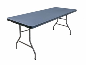 MESA POLIPROPILENO RECT PRETO 1830*760 MM SERVIÇO DE SALA 