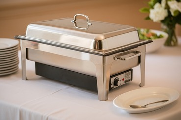 CHAFING DISH RECT. ELECTRICO 900W MONO 