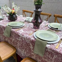 TOALHA JARDIM ANTIGO BORDEUX RETANGULAR 2.60 x 1.60