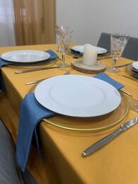 Guardanapo azul-celeste