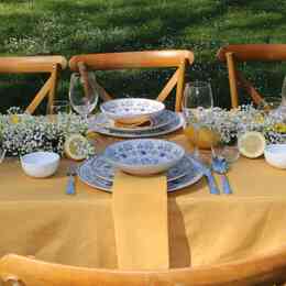 TOALHA AMARELO TORRADO  QUADRADA 2.40 X 2.40