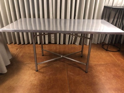 MESA BANCADA DE TRABALHO COZINHA 1880*880*850MM AÇO INOX 304