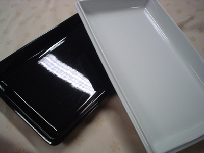 TABULEIROS GASTRONORM 1/1 PORCELANA E PRETO E BRANCO TABULEIROS GASTRONORM 1/1 PORCELANA E PRETO E BRANCO