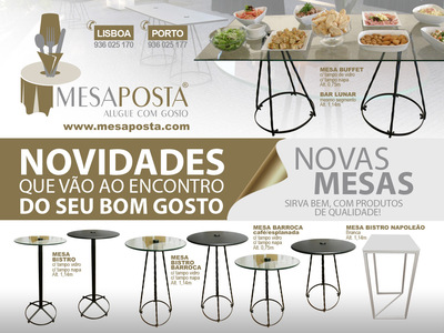 MESAS BISTRÔ / CAFÉ - ESPLANADA MESAS BISTRÔ / CAFÉ - ESPLANADA