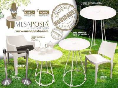 MESAS BISTRÔ/ CAFÉ ESPLANADA / BAR EM BRANCO MESAS BISTRÔ/ CAFÉ ESPLANADA / BAR EM BRANCO
