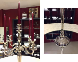  CANDELABRO 5 VELAS 79 CM