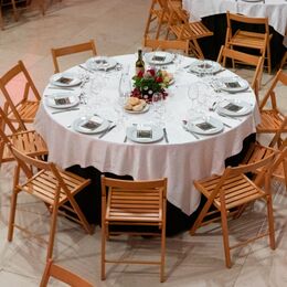 MESA REDONDA 1,80M C/CAVALETE